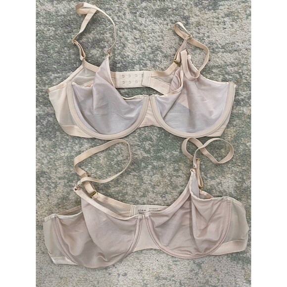 LOT (4) Soma Size 36C Unlined Perfect Coverage & Unbelievable Minimizer Bras - Picture 5 of 11